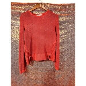 Loft sweater brick color size large summer time